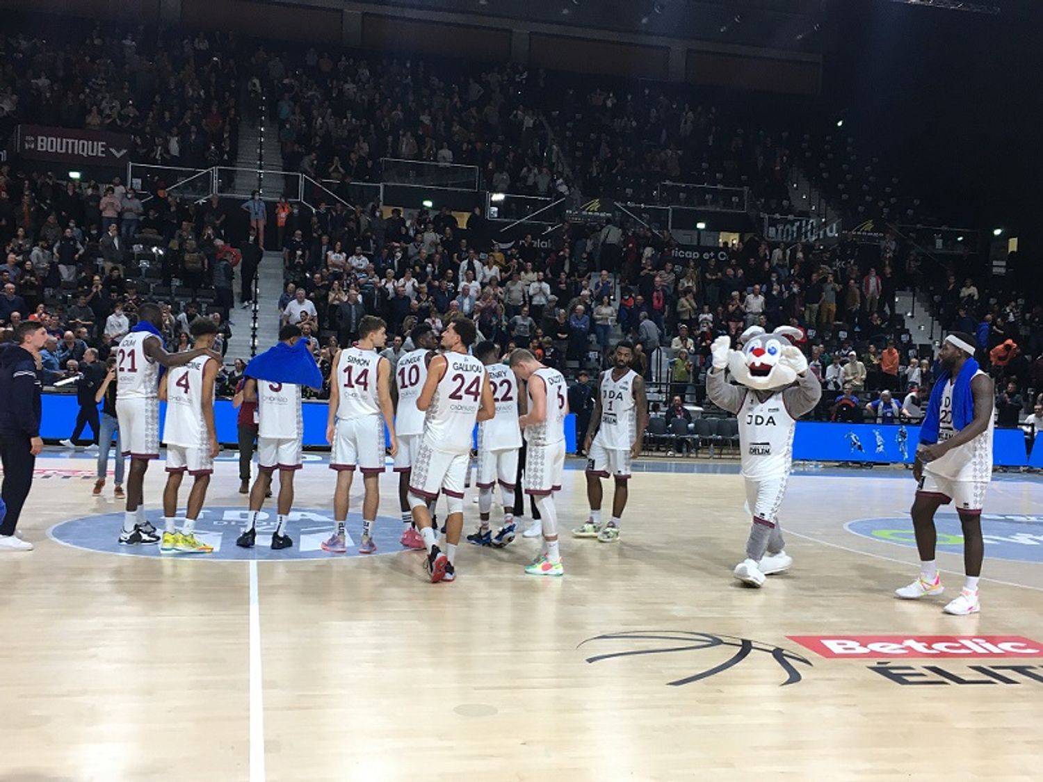 Les joueurs de la JDA se sont imposés ce mardi soir face à Fos-sur-Mer